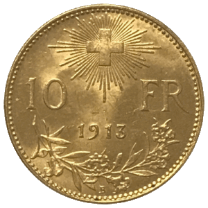 Vreneli 10 Francs 1913