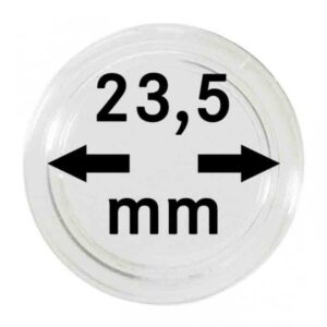 Capsules monnaies Ø intérieur 23,5 mm, paquet de 10