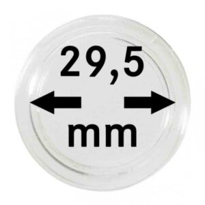 Capsules monnaies Ø intérieur 29,5 mm, paquet de 10