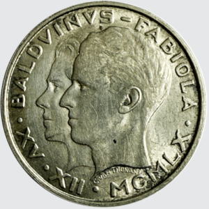 Belgique - 50 Francs mariage de Baudouin et de Fabiola 1960
