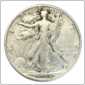 USA Half Dollar 1944 Liberty Walking (s) en argent